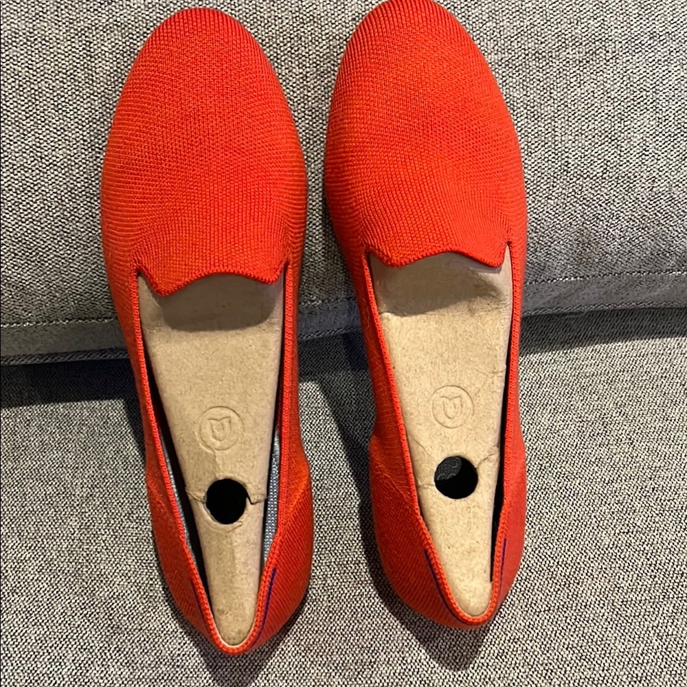 Rothy’s orange/red Loafers